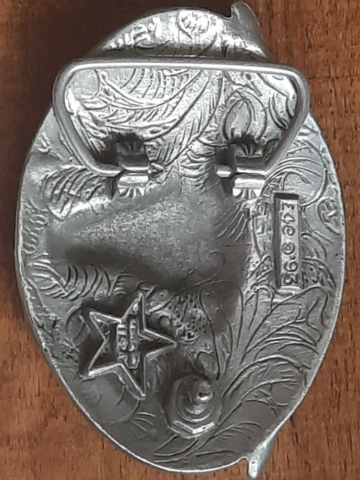 Пряжка для байкерського ременя вінтажна і крута (Made in USA)
