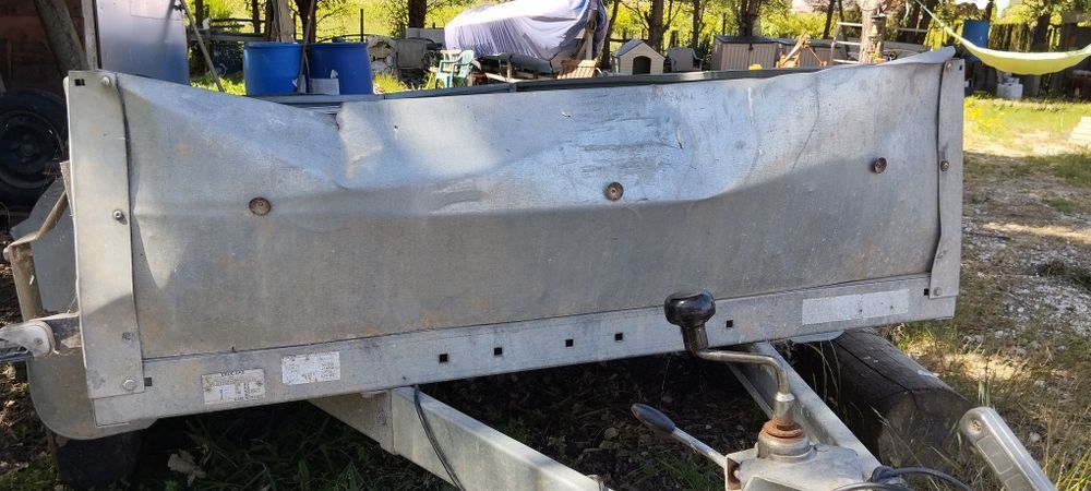 Atrelado dois eixos com suspensão chapa de fabricante