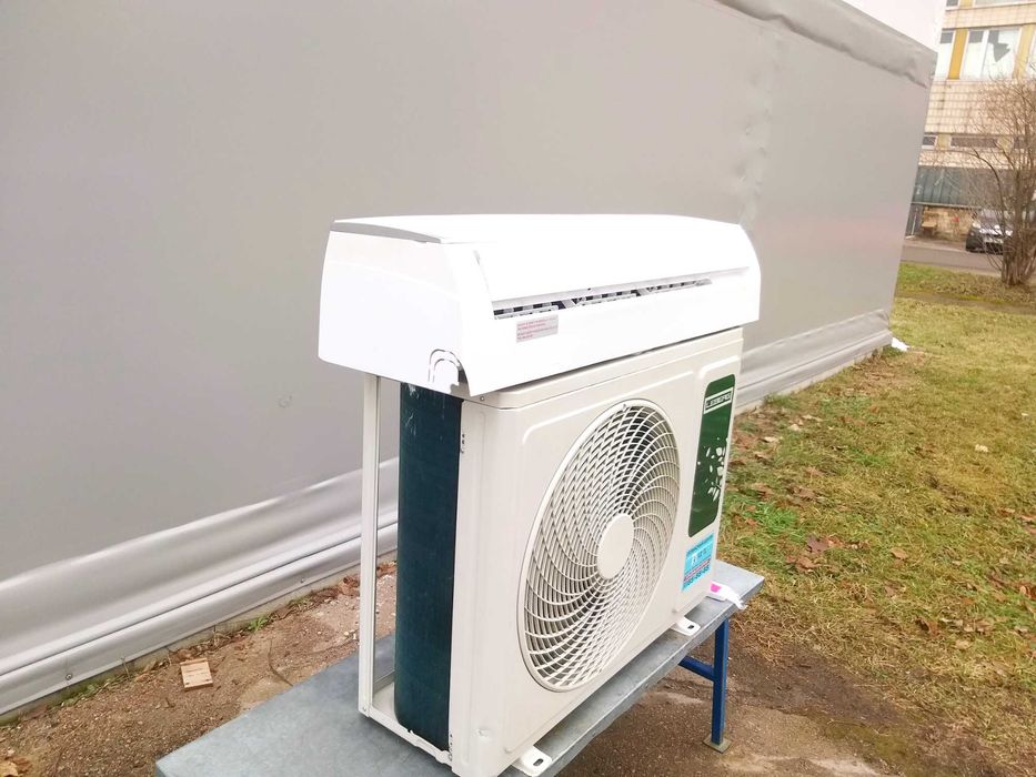 Инверторный кондиционер на 75 м² для ОБОГРЕВА зимой! Leberg 24 Монтаж!