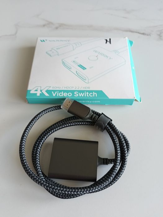 Switch HDMI 4K 60Hz WARRKY | Dwukierunkowy Rozdzielacz | Premium