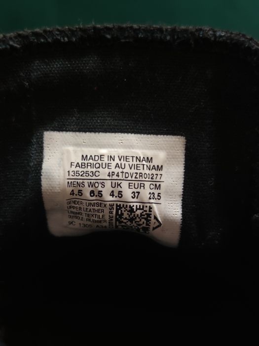 Skórzane buty damskie Converse