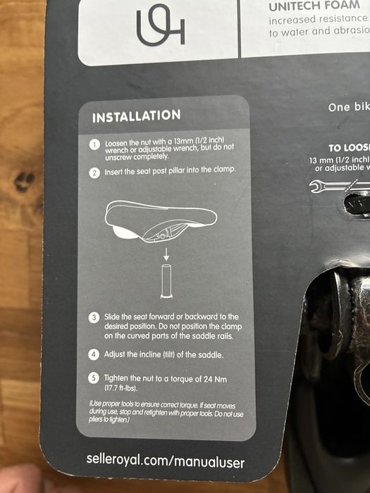 Siodelko Selle Royal Rio Commute