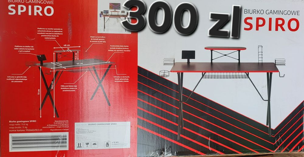 Biurko gemingowe nowe