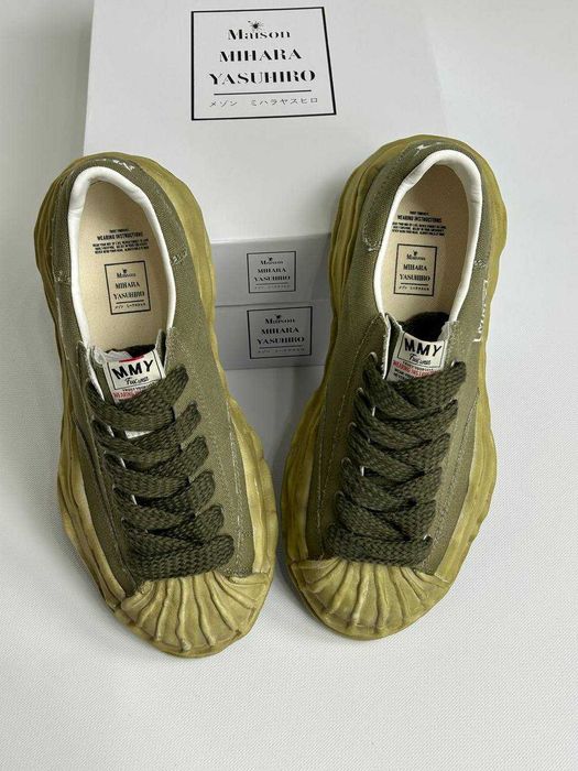 Кеди MMY Maison Mihara Yasuhiro кеди кеды кроссовки хакі кросівки
