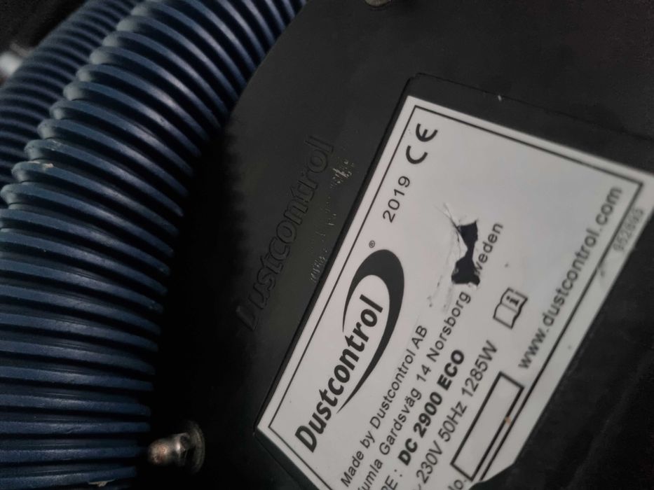 Odkurzacz Przemysłowy Dustcontrol 2900eco zNorwegii jak Nowy! 2019r