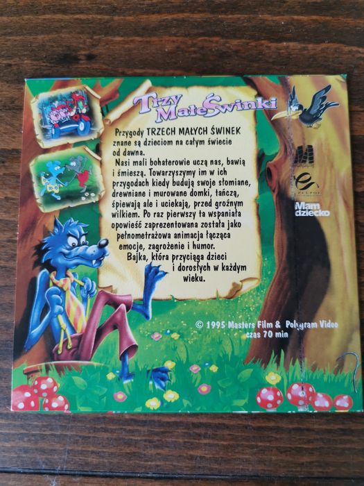 Trzy małe świnki, film na VCD