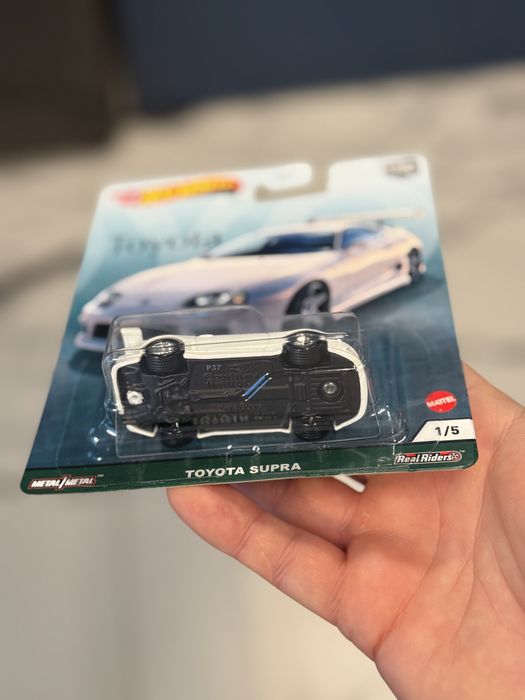 Hot Wheels Premium Toyota Supra biała Fast & Furious unikat 2022 RealR