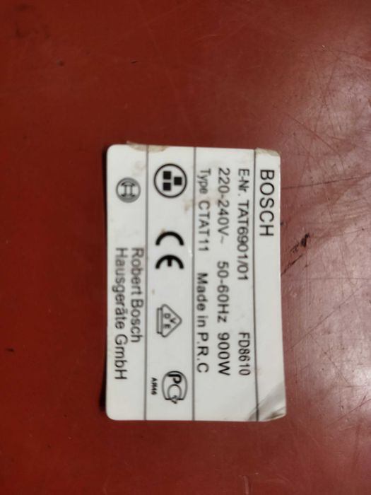 Тостер Bosch FD8610 900W,TEFAL Serie T34 870W,Zelmer 27Z013(запчасти).