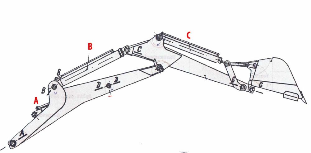Siłownik wysięgu tylnego Ostrówek K-162
