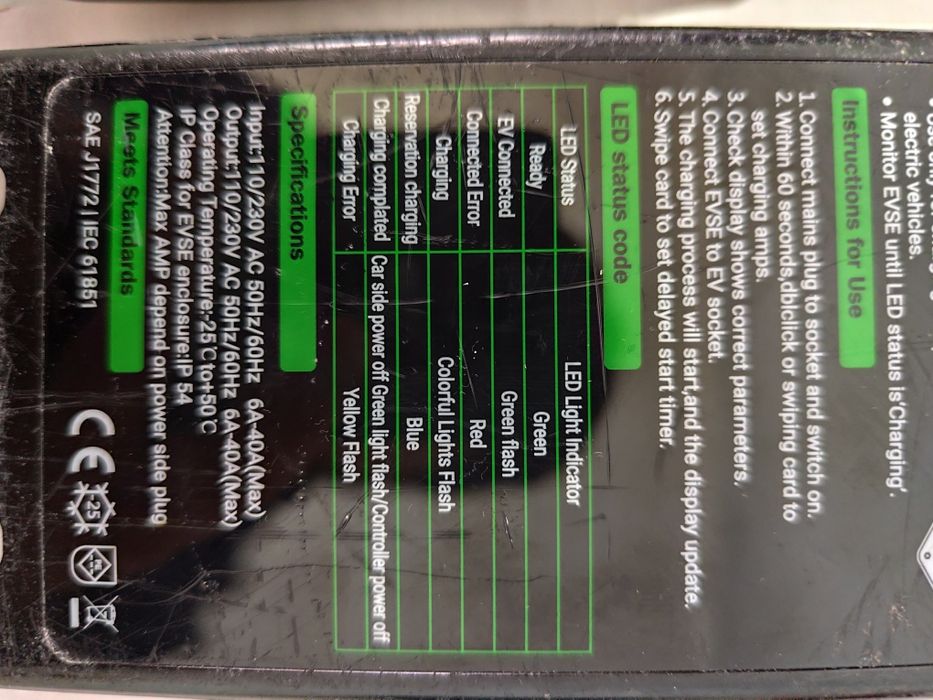 Carregador para carro elétrico EV chargers