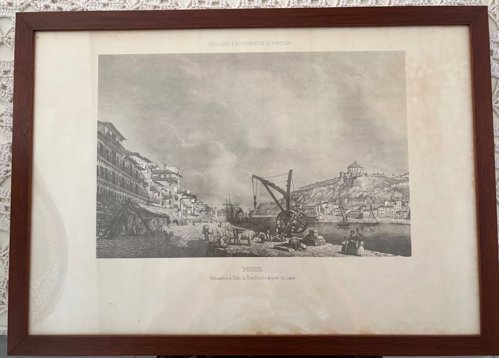 Quadro com foto do Porto antigo