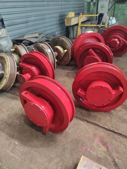 Крановые колеса поковка мост.кран в сборе К2Р710*100 4шт комп-та