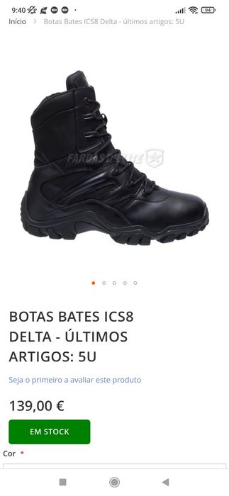 Botas bates ICS - 43