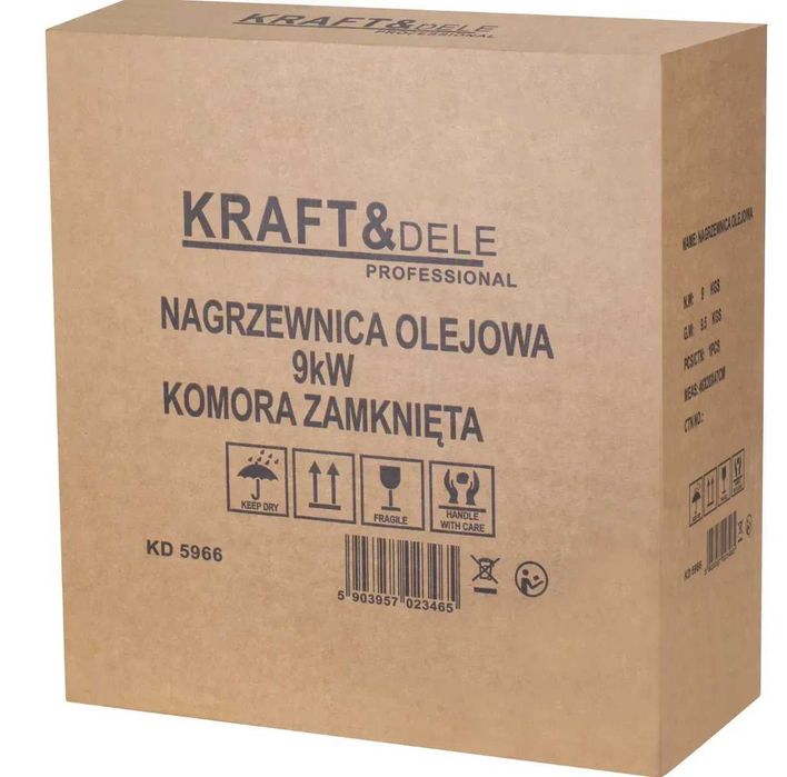 Автономний дизельний обігрівач Kraft&Dele KD5966 9 кВт — 12/24/220 В, пульт