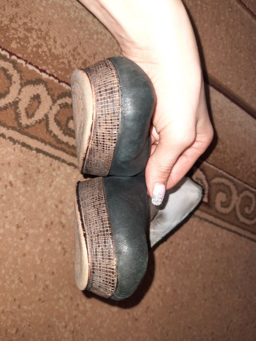 Кожаные туфли 40 размер