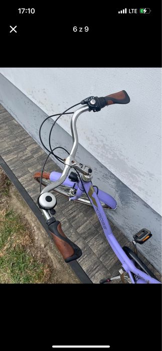 Fioletowy rower