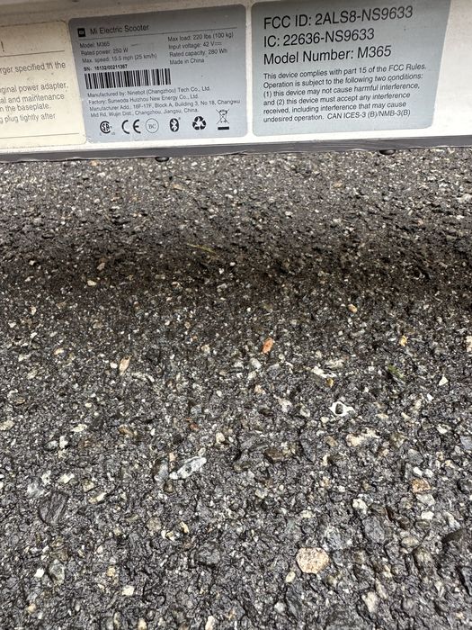 Электросамокат Xiaomi M 365 Оригинал