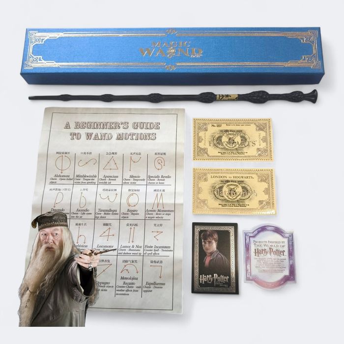 Колекційна чарівна паличка Гаррі Поттер + Повний набір учня Гоґвортсу!