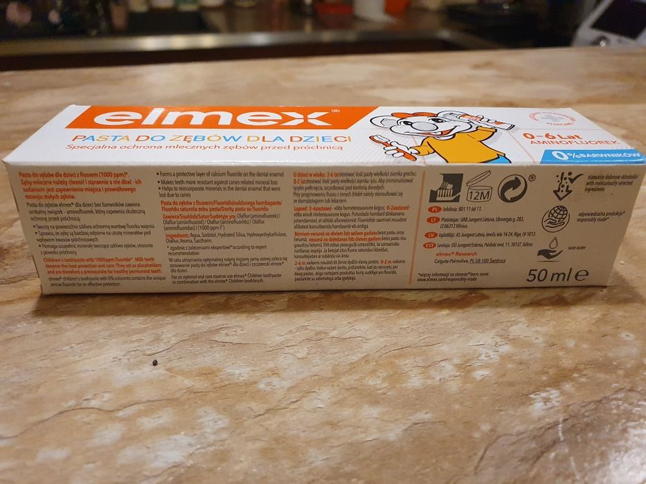 Pasta Elmex dla dzieci 0-6 lat