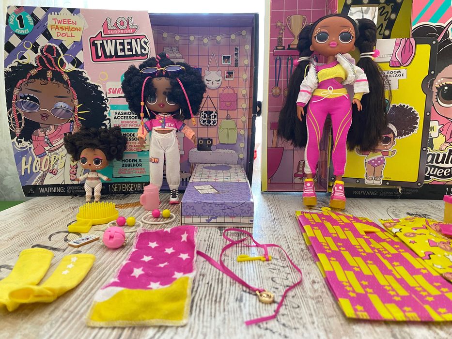 Набір ляльок, лол, омг оригінал, зі всіма речами