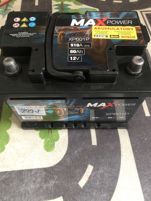 Nowy Akumulator MAXPOWER 60AH 510A
