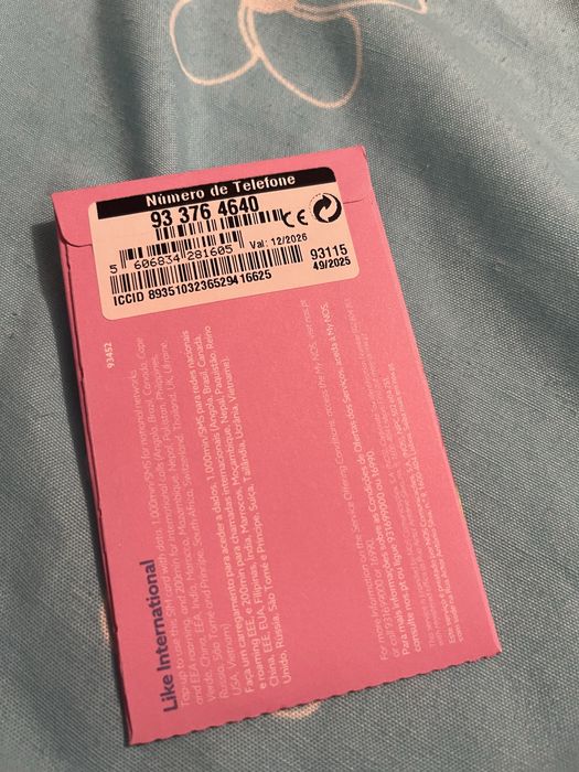 Cartao Internet 55GB