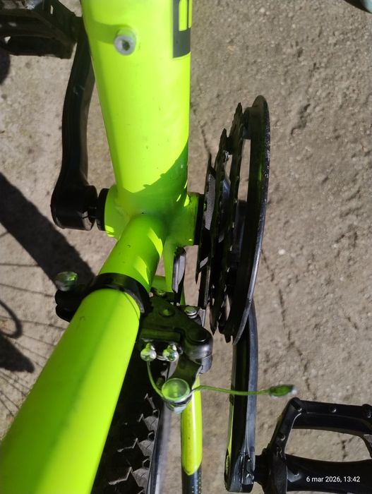 Rower górski MTB B'TWIN Rockrider | Koła 24" | Neon Yellow | Stan bdb