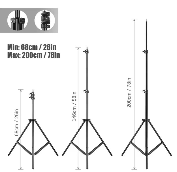 2 lampy softbox do sesji zdjęciowych i wideo
