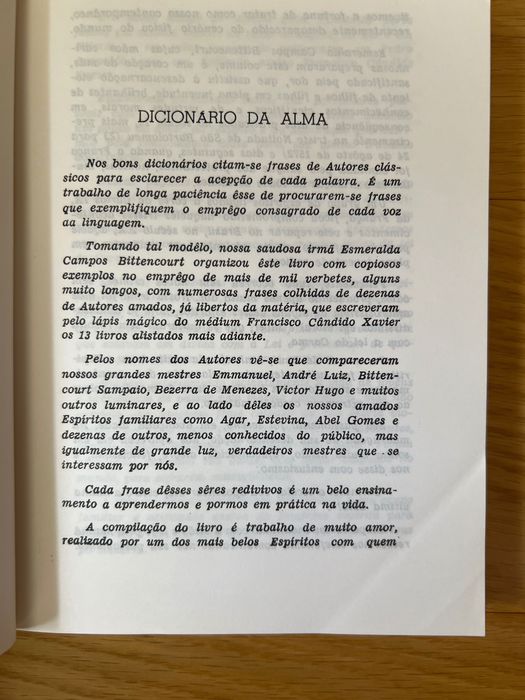 Dicionário da alma