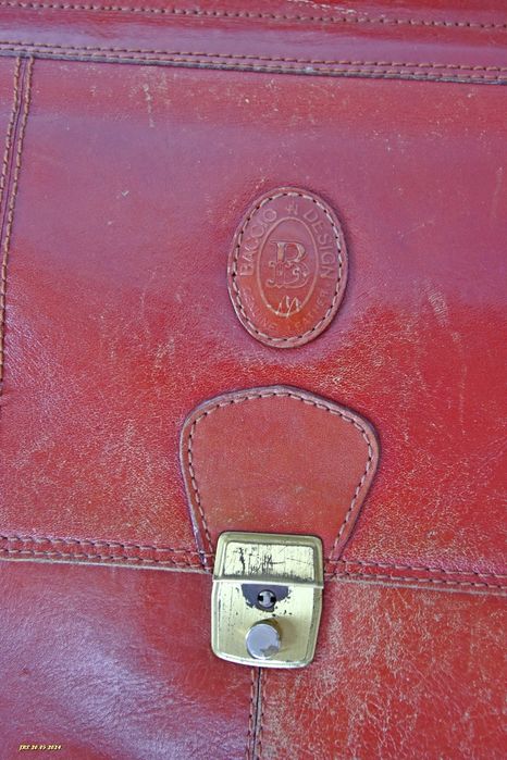 Teczka aktówka na dokumenty damsko męska ze skóry