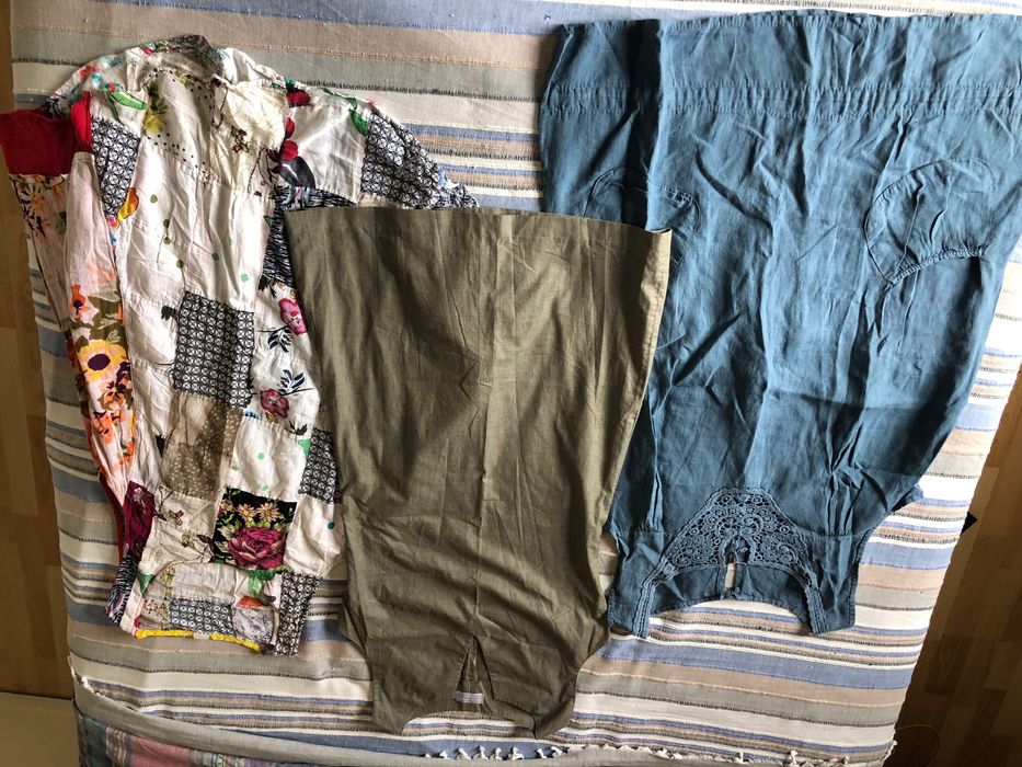 Caixa de roupa variada