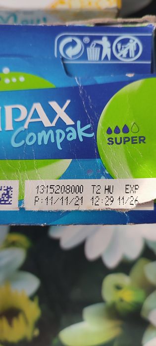 Тампони Tampax super