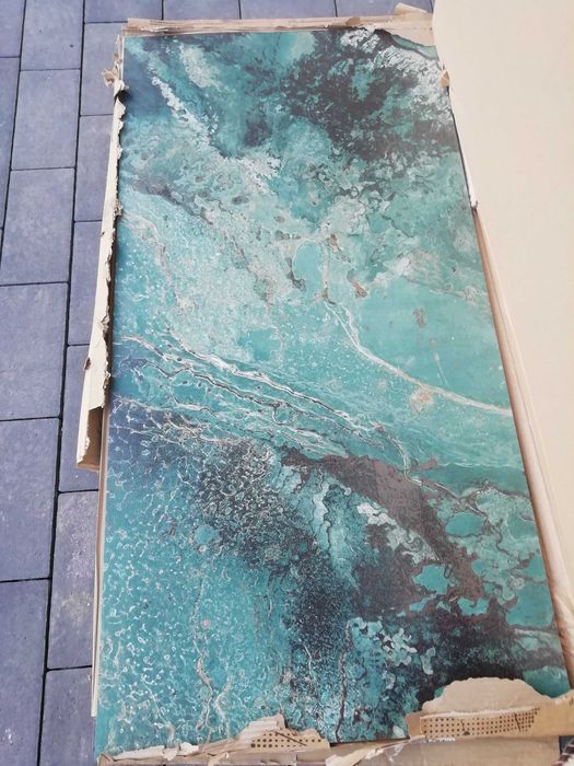 Plytki 120x60 Azario Retro Blue Gat. 1, 2 paczki = 4 plytki