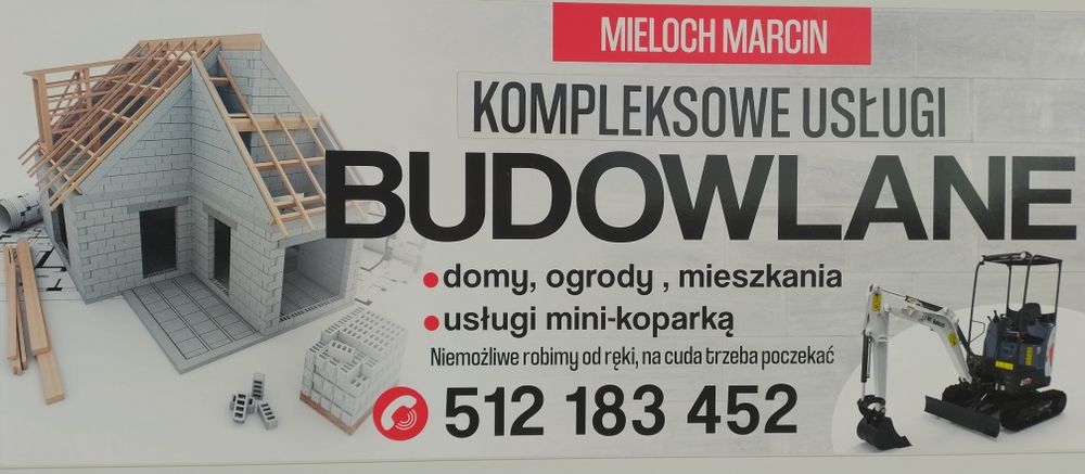 Wynajem  minikoparki