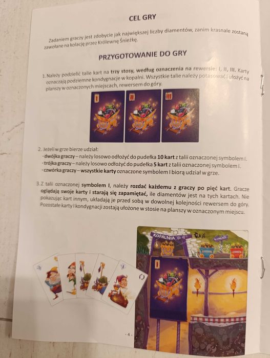 Gra planszowa kopalnia diamentów