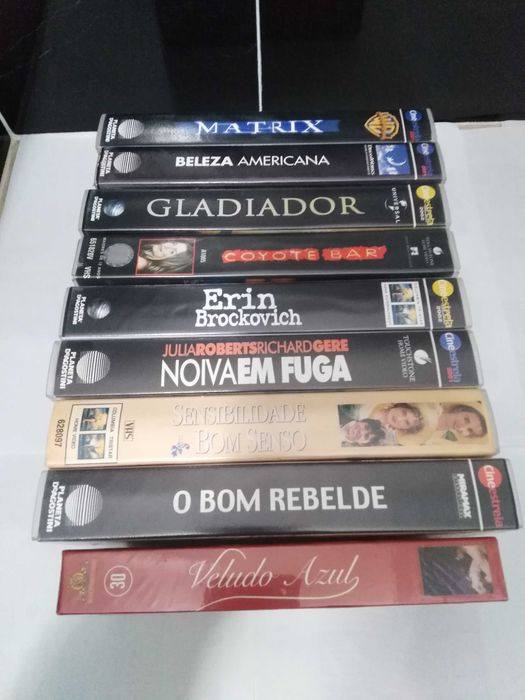 Cassetes VHS - Gladiador/Matrix/Beleza Americana/Coyote Bar (Desde 1€)