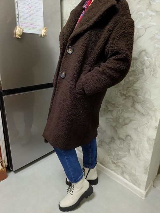 Продам шубку коричневу