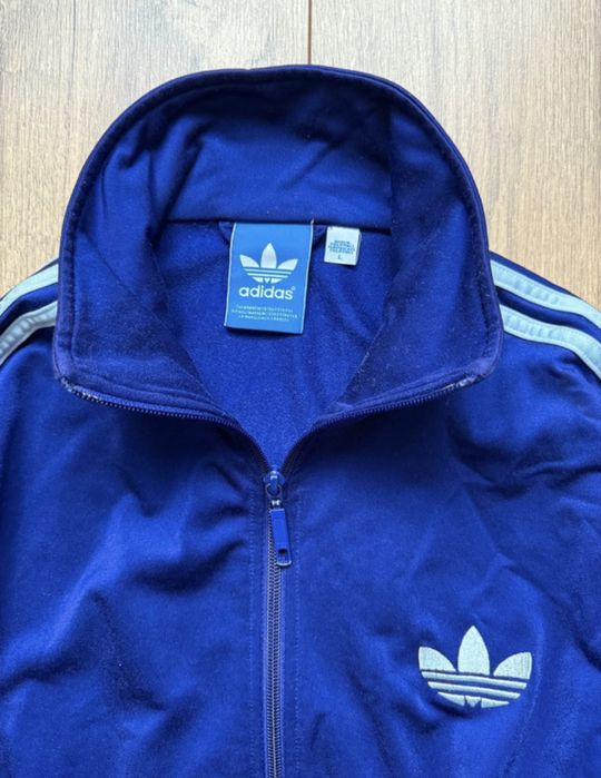 Fioletowa bluza Adidas Firebird Oldschool