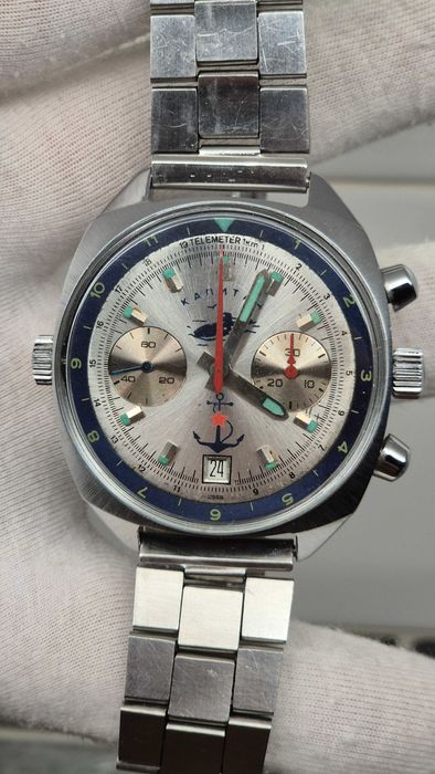 Sprawny zegarek *Poljot* Chronograf 3133 kapitan / капитан