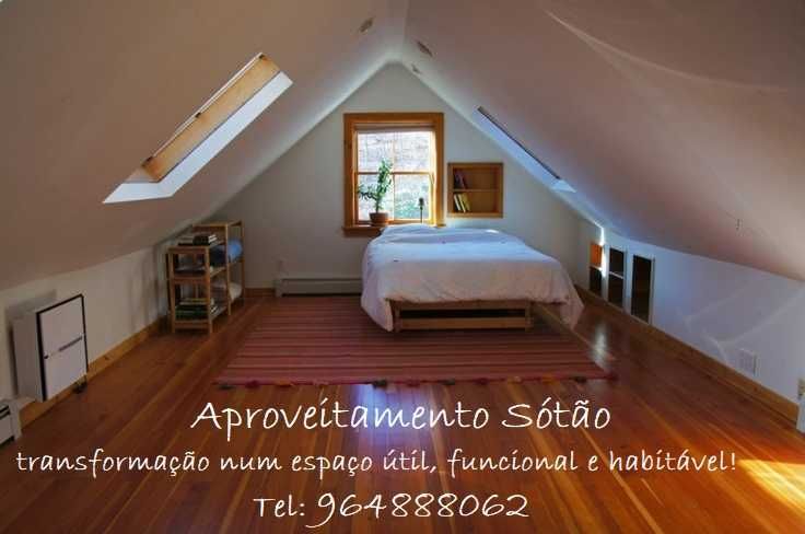 Aproveitamento de Sótão - transformar num espaço útil, funcional e habitável!527126368323512323