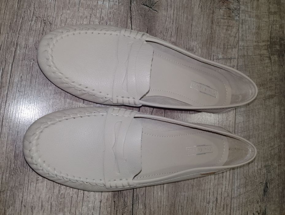 Кожаные Мокасины Слипоны