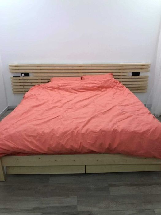 Ліжко дерев'яне двоспальне (Доміно)