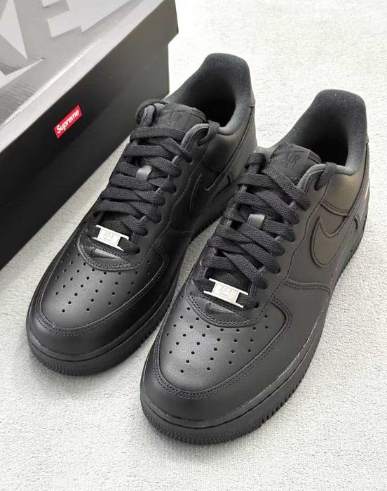 Nike Air Force 1 Low Supreme Black R.45
