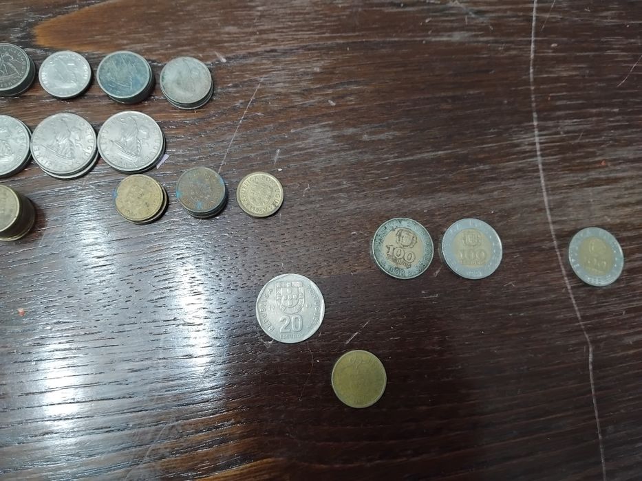 1031 moedas antigas (praticamente todas portuguesas) 1940 a 1998