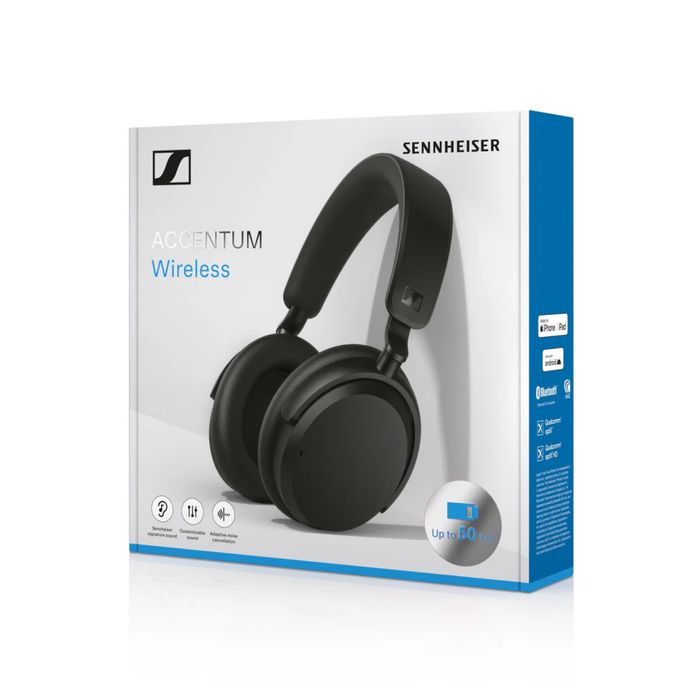 Навушники Sennheiser accentum wireless black