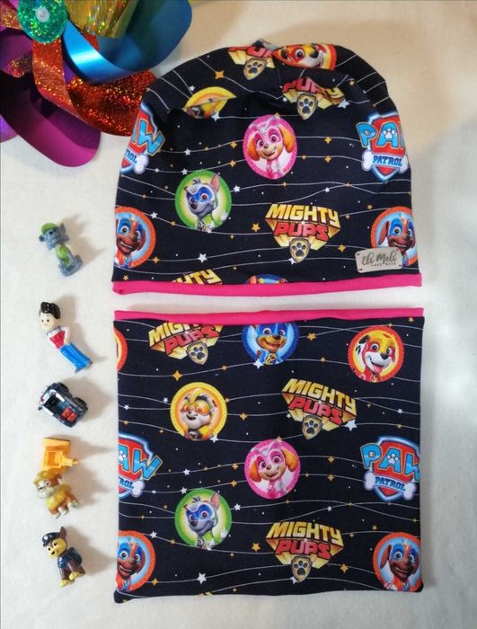 Komplet wiosenny czapka i komin, Batman