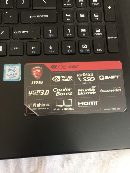 Laptop gamingowy MSI