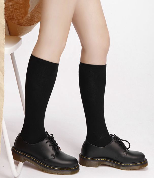 Półbuty glany Oxfordki czarne klasyczne eleganckie derby martensy damskie emo
