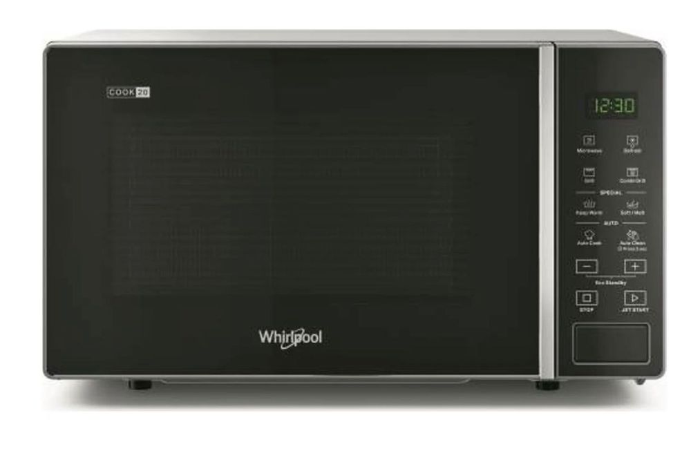 Micro-ondas WHIRLPOOL MWP 203 SB (20 L - Com Grill - Inox) - Novo