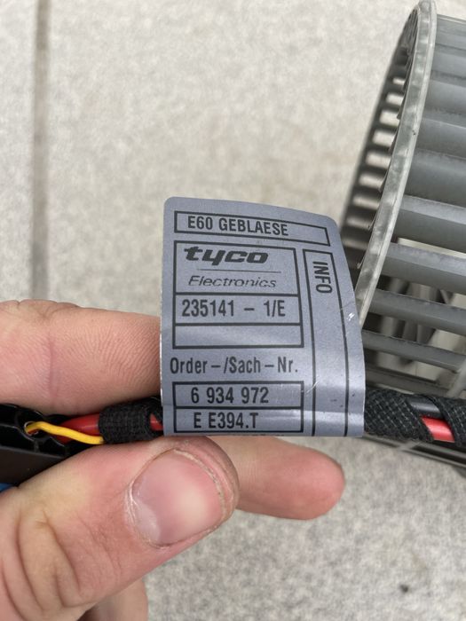 Пічка з регулятором на Bmw e60/61